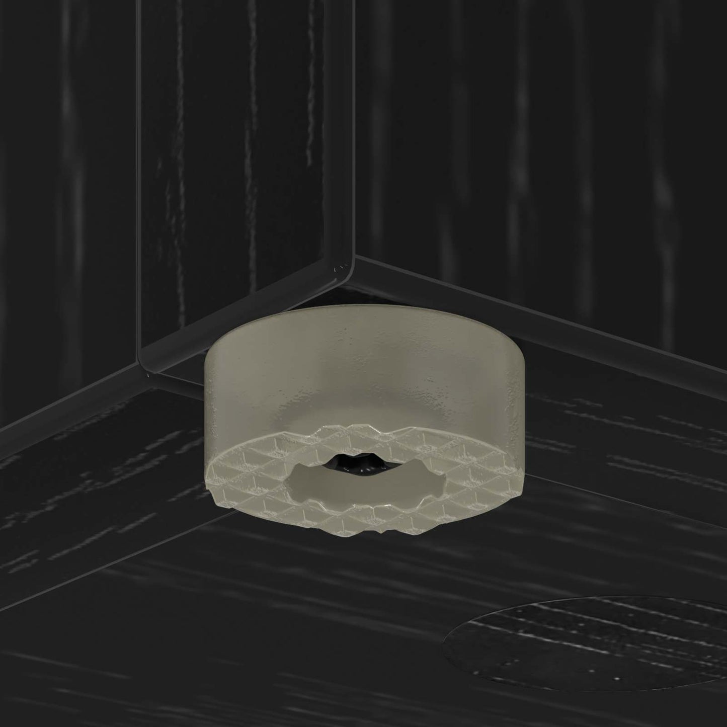 Parasol Holder Black Oak-Look 40 x 20 x 55.5 cm