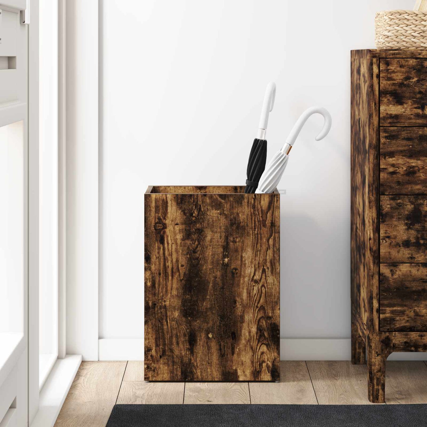 Parasol holder Smoked Oak 40 x 20 x 55.5 cm