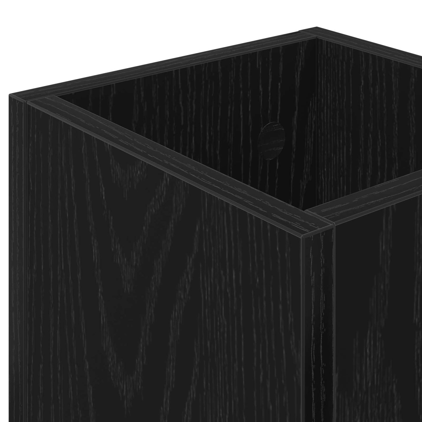 Black Parasol Holder Oak-look 20 x 20 x 55.5 cm