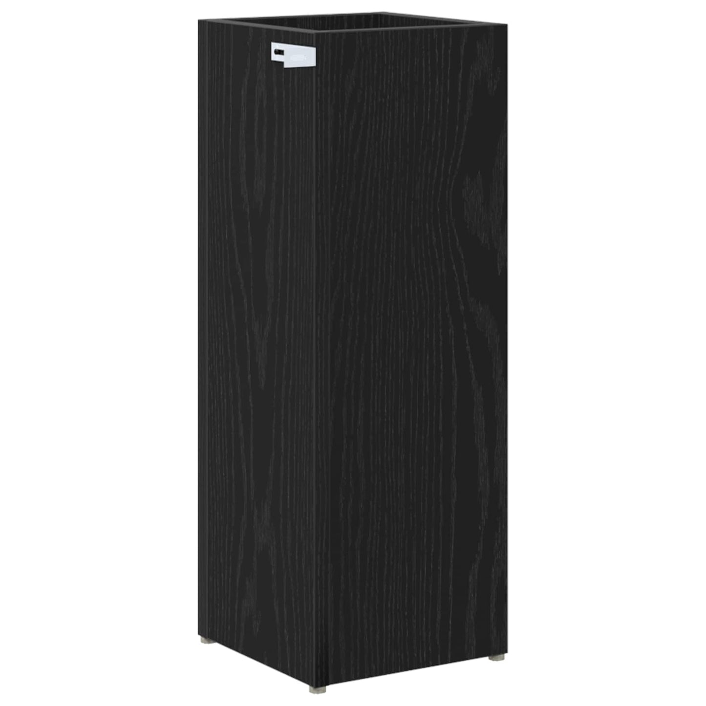 Black Parasol Holder Oak-look 20 x 20 x 55.5 cm