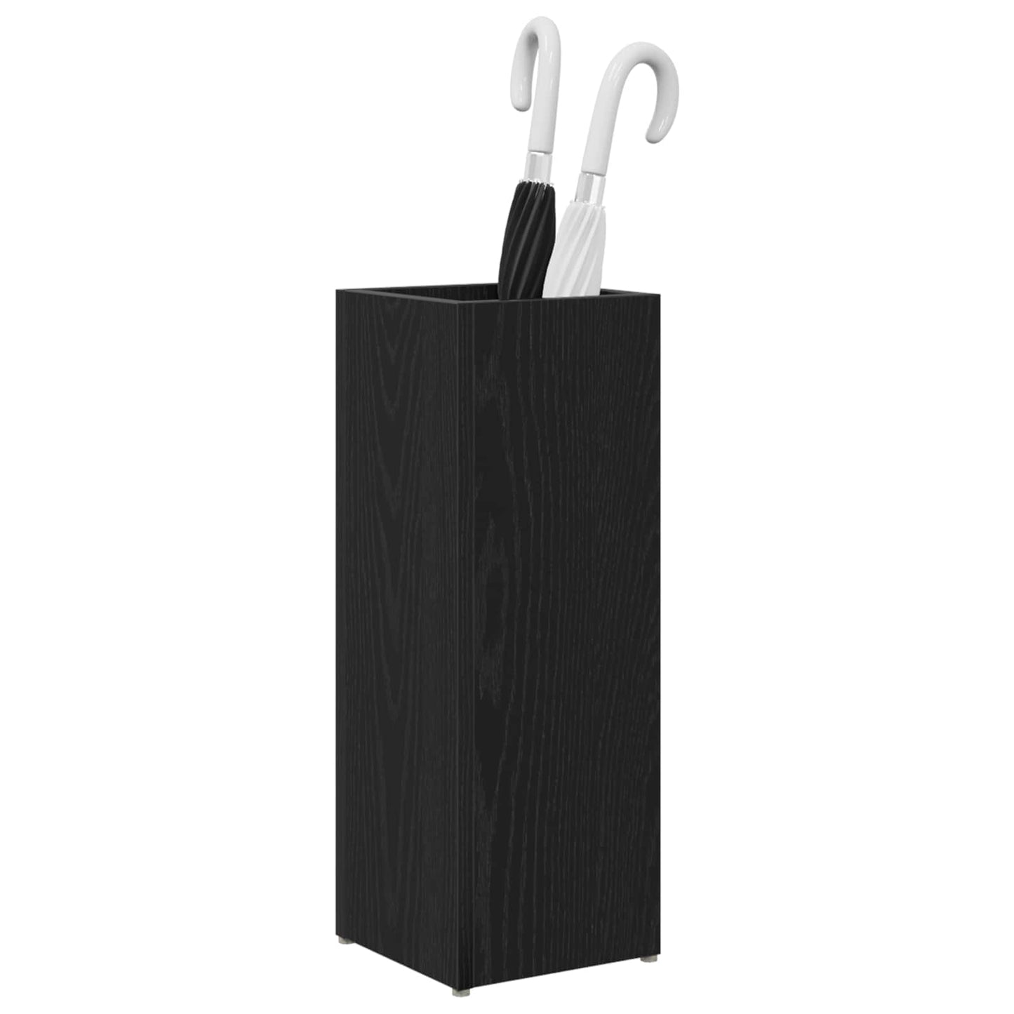 Black Parasol Holder Oak-look 20 x 20 x 55.5 cm