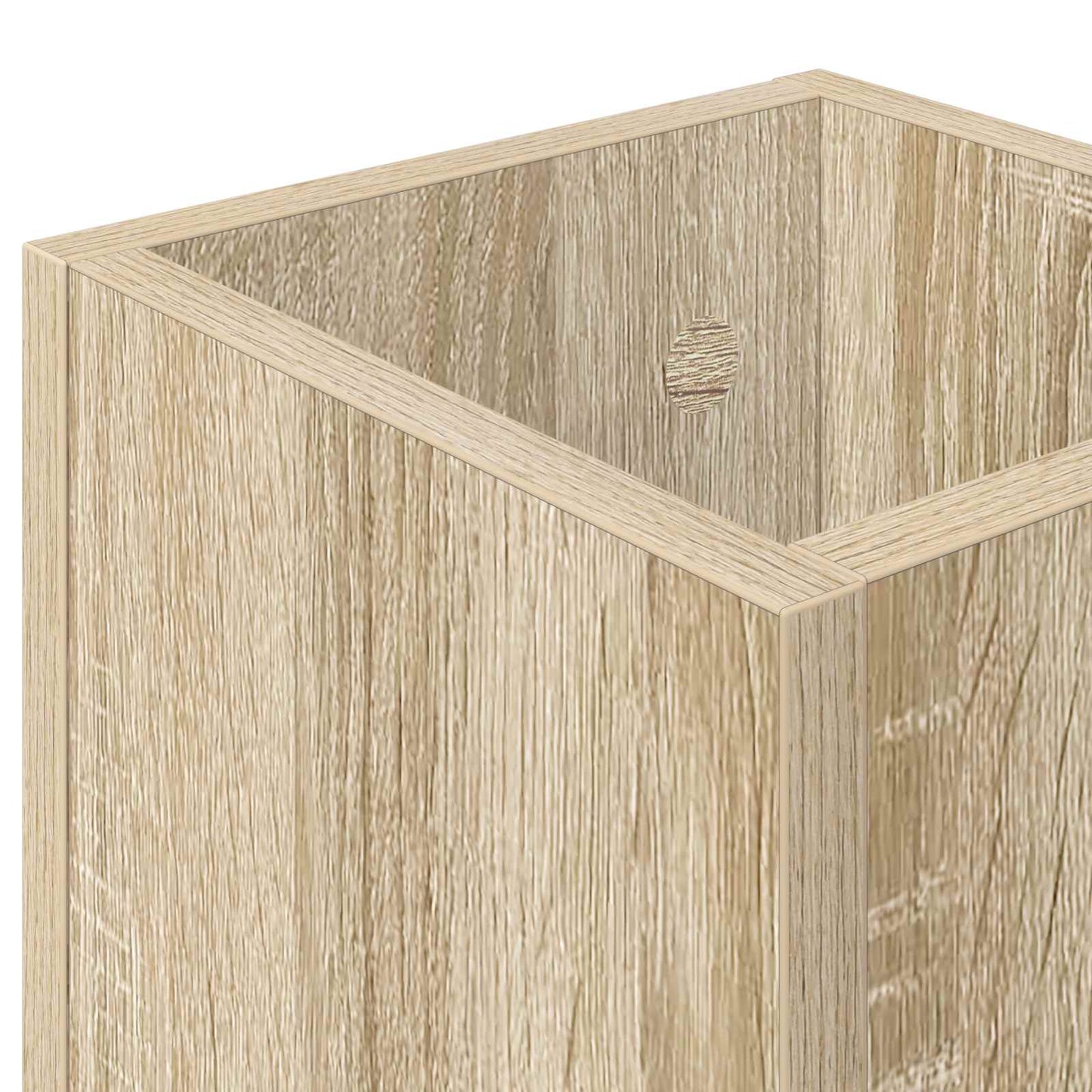 Parasol base Sonoma oak 20 x 20 x 55.5 cm engineered wood