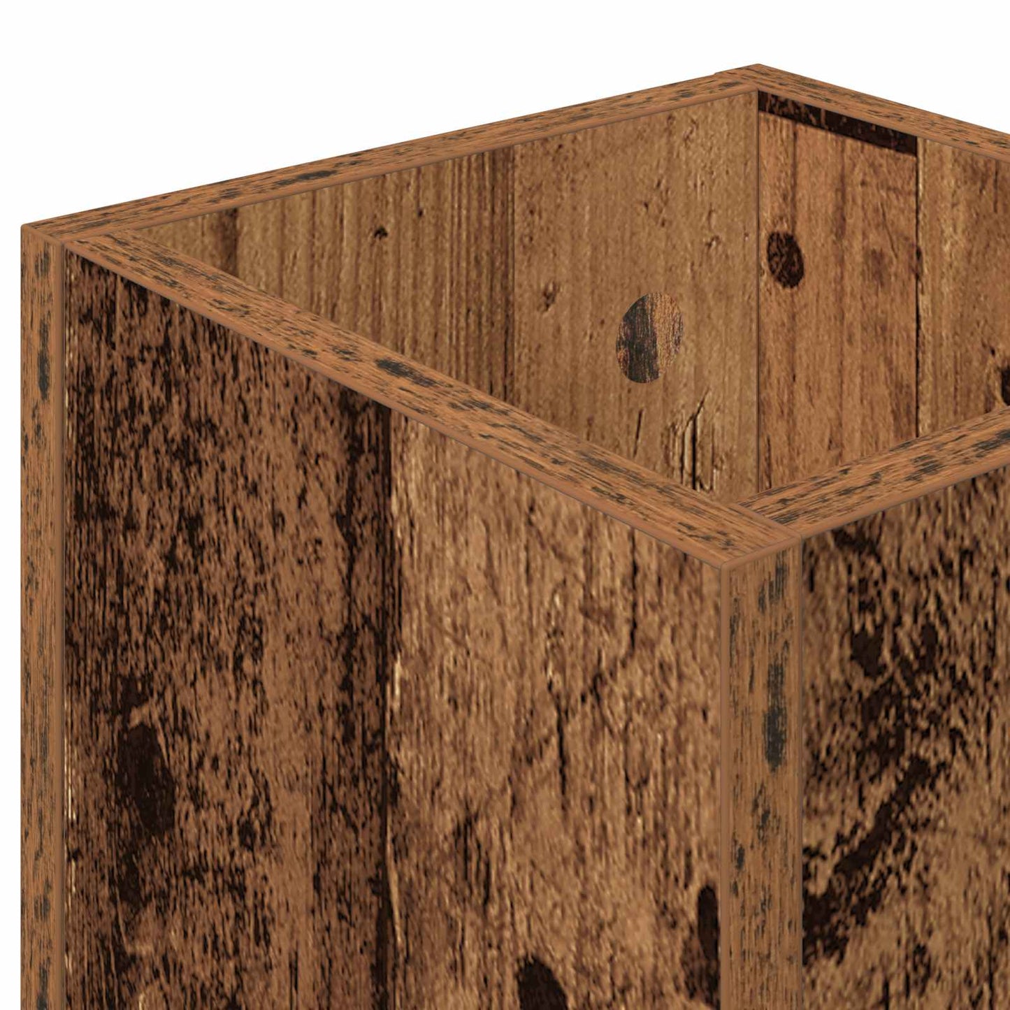 Parasol Holder Reclaimed Wood 20 x 20 x 55.5 cm Wood Material