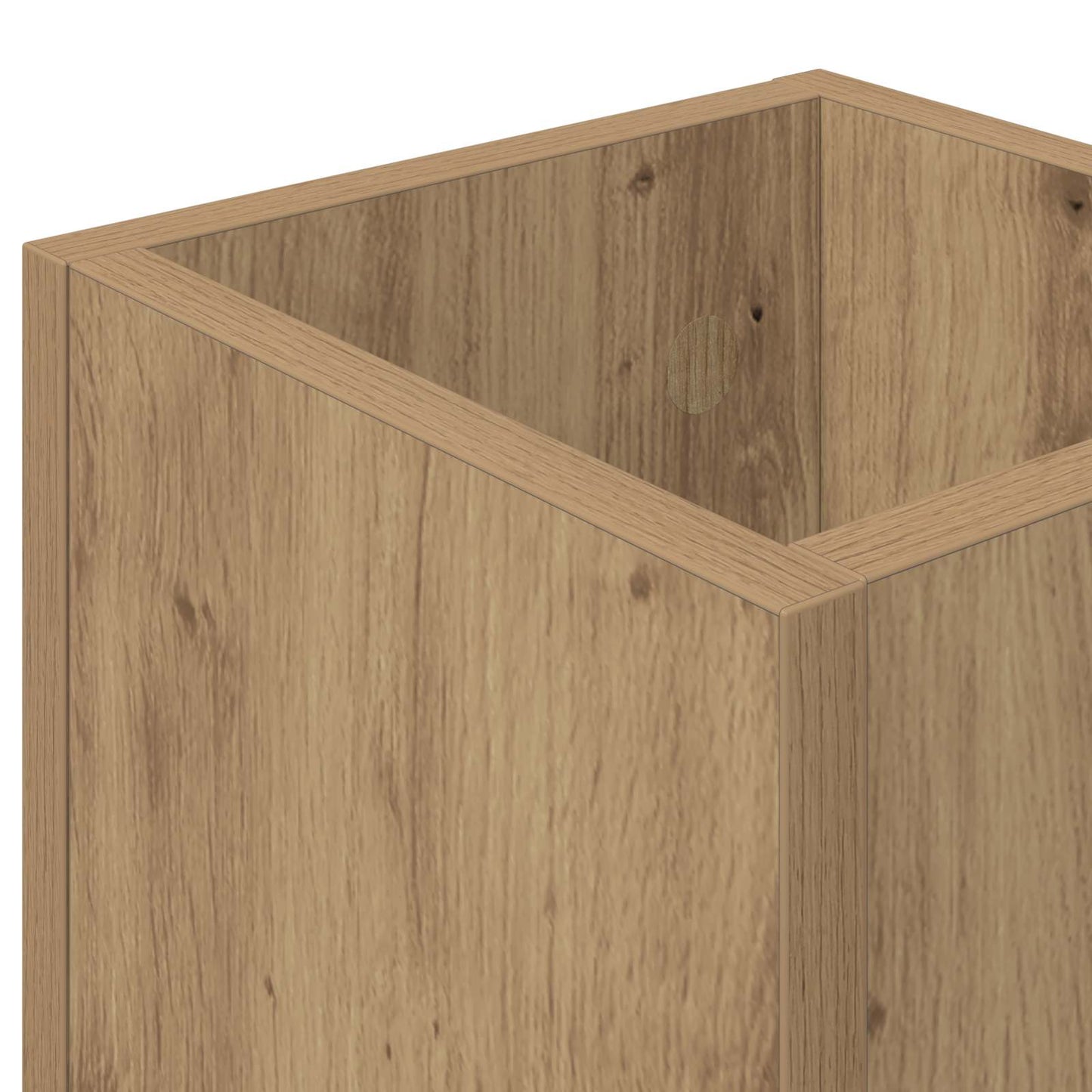 Parasol Base with Storage Artisan Oak 20 x 20 x 55.5 cm