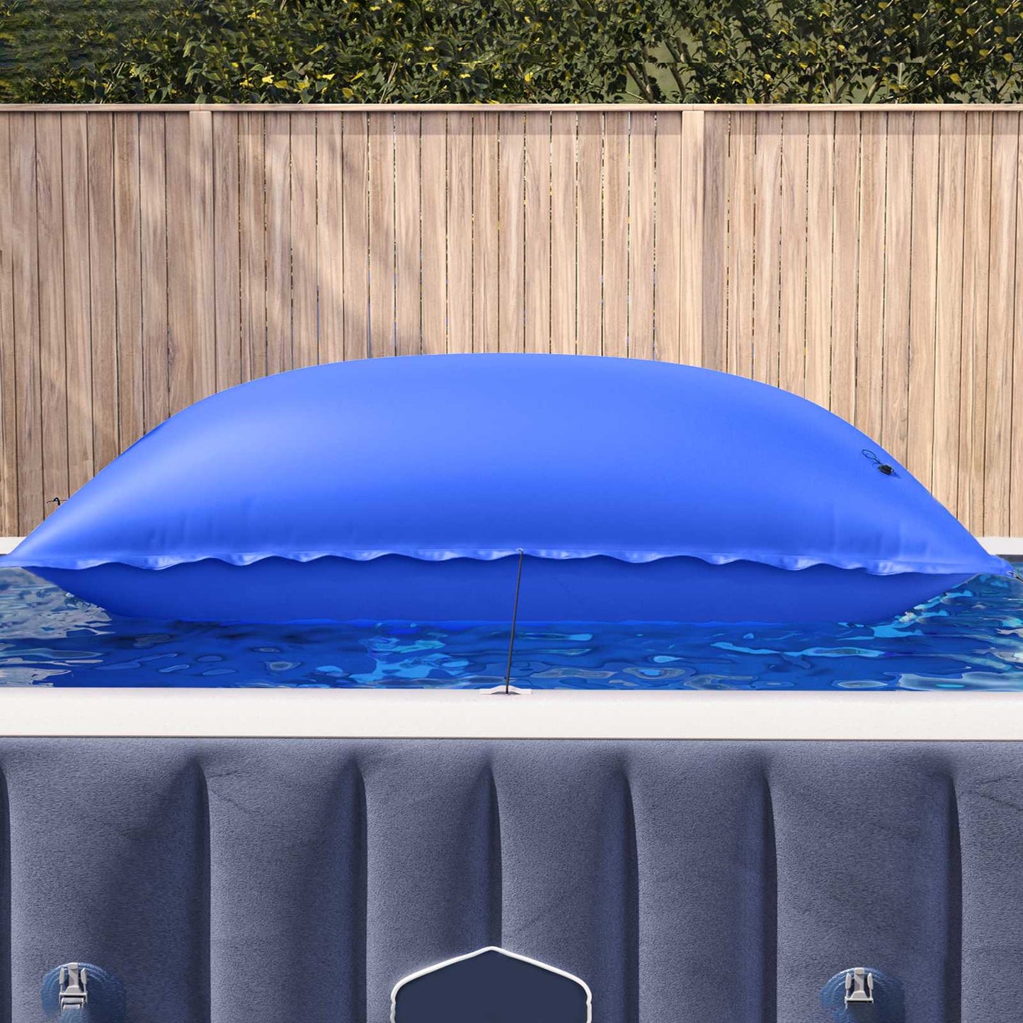 Winter Pool Kissen Blau 380 x 180 x 140 cm PVC