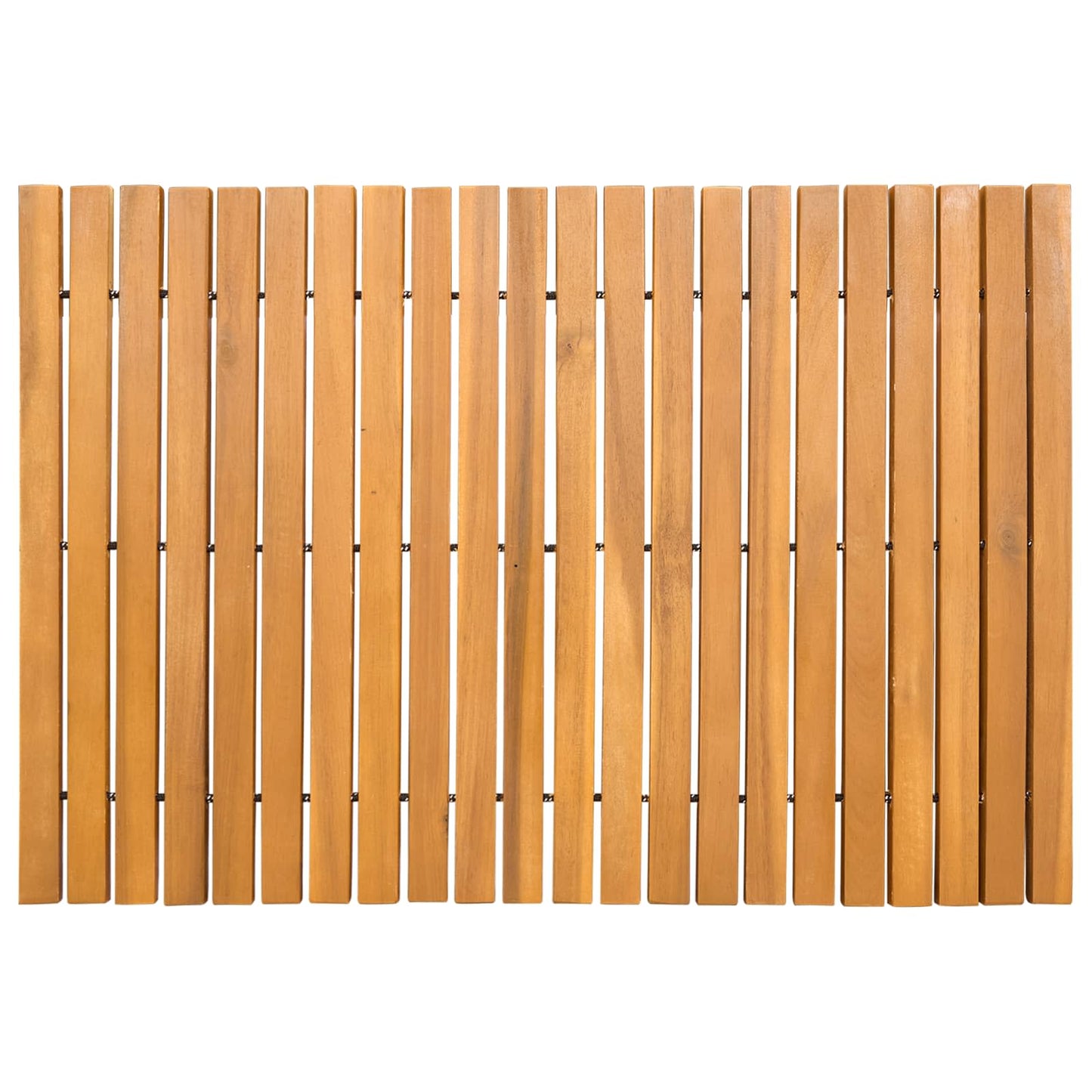 Tapis de bain marron 60 x 40 cm en acacia massif