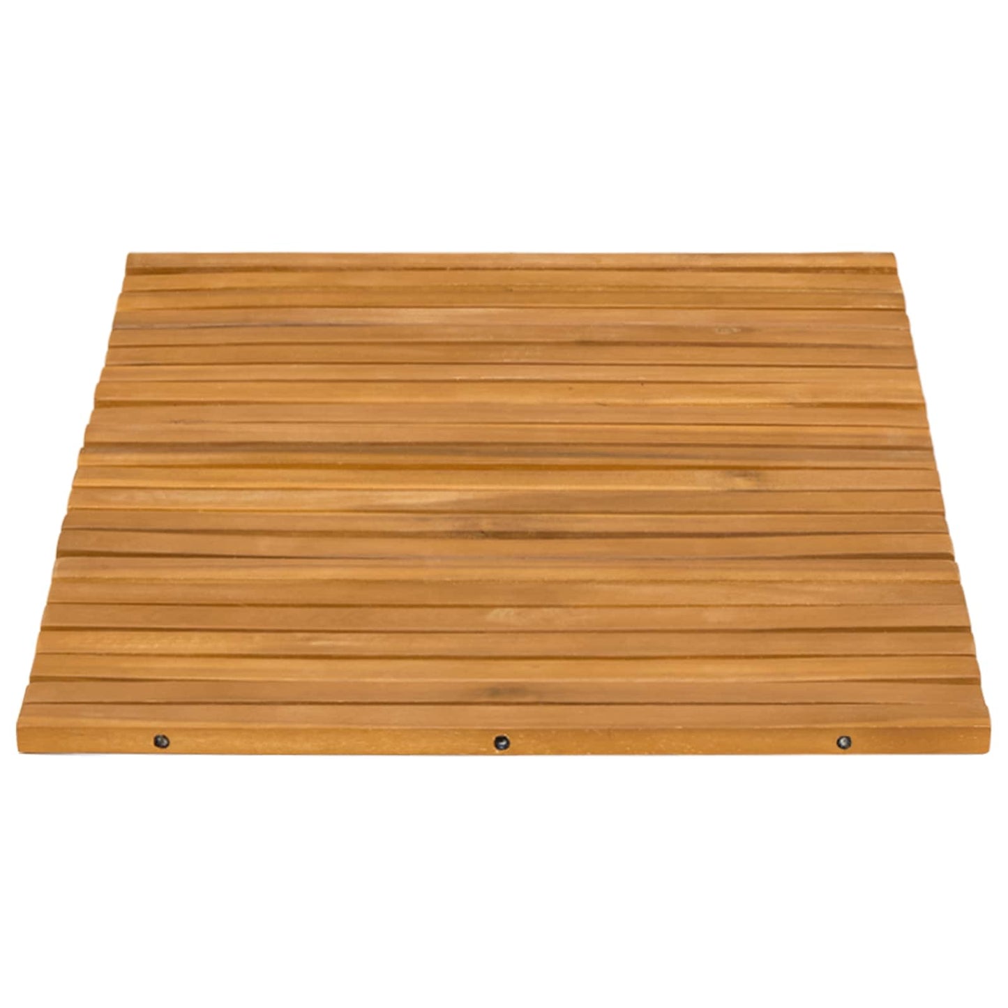 Tapis de bain marron 60 x 40 cm en acacia massif