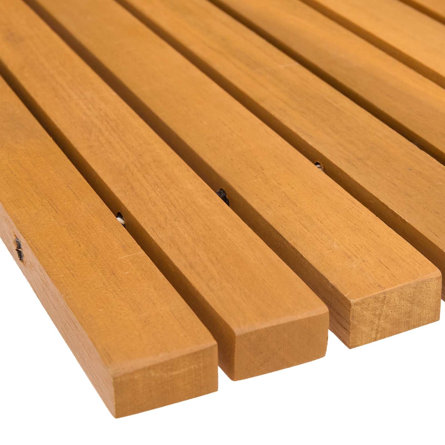 Bath Mat Brown 100 x 60 cm Solid Acacia Wood