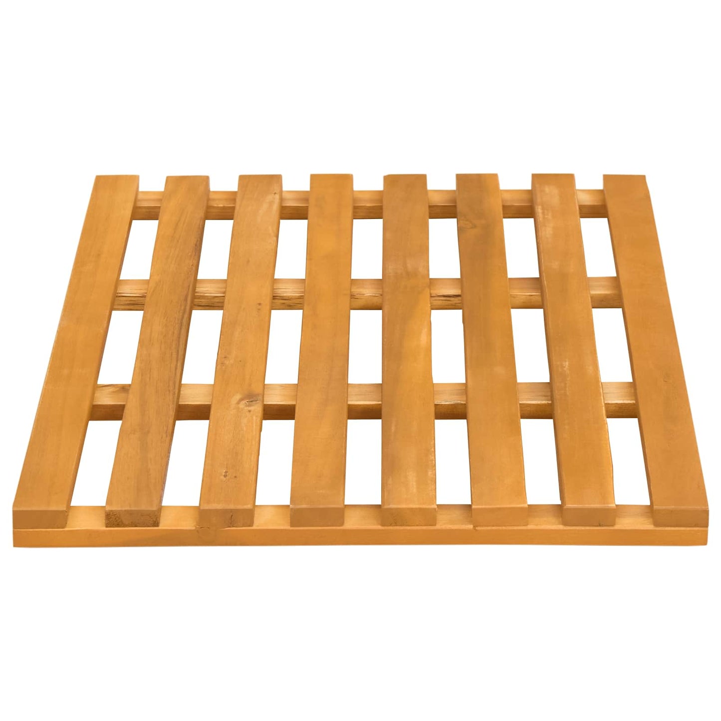 Badematte Uni Braun 100 x 53 cm Holz