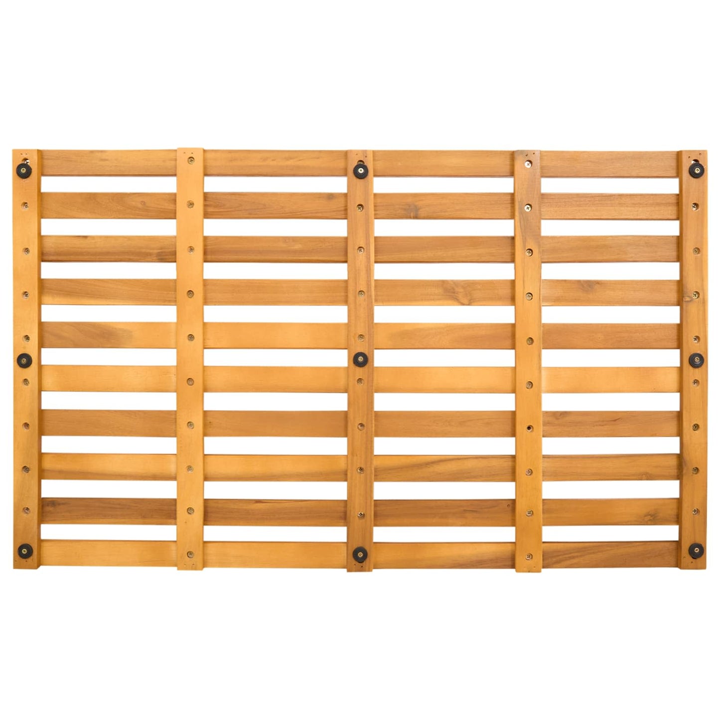Badematte Uni Braun 100 x 53 cm Holz