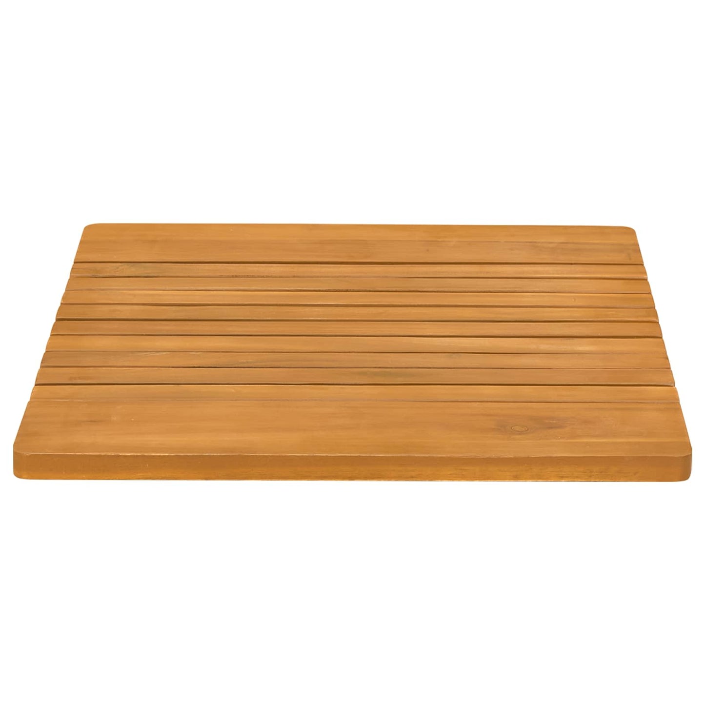 Tapis de bain uni marron 59 x 40 cm bois