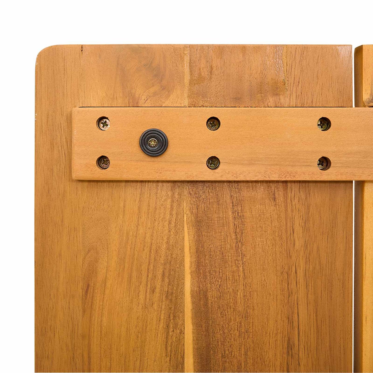 Badematte Uni Braun 59 x 40 cm Holz