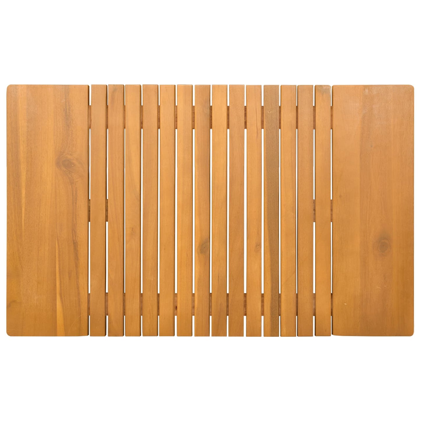Badematte Uni Braun 59 x 40 cm Holz