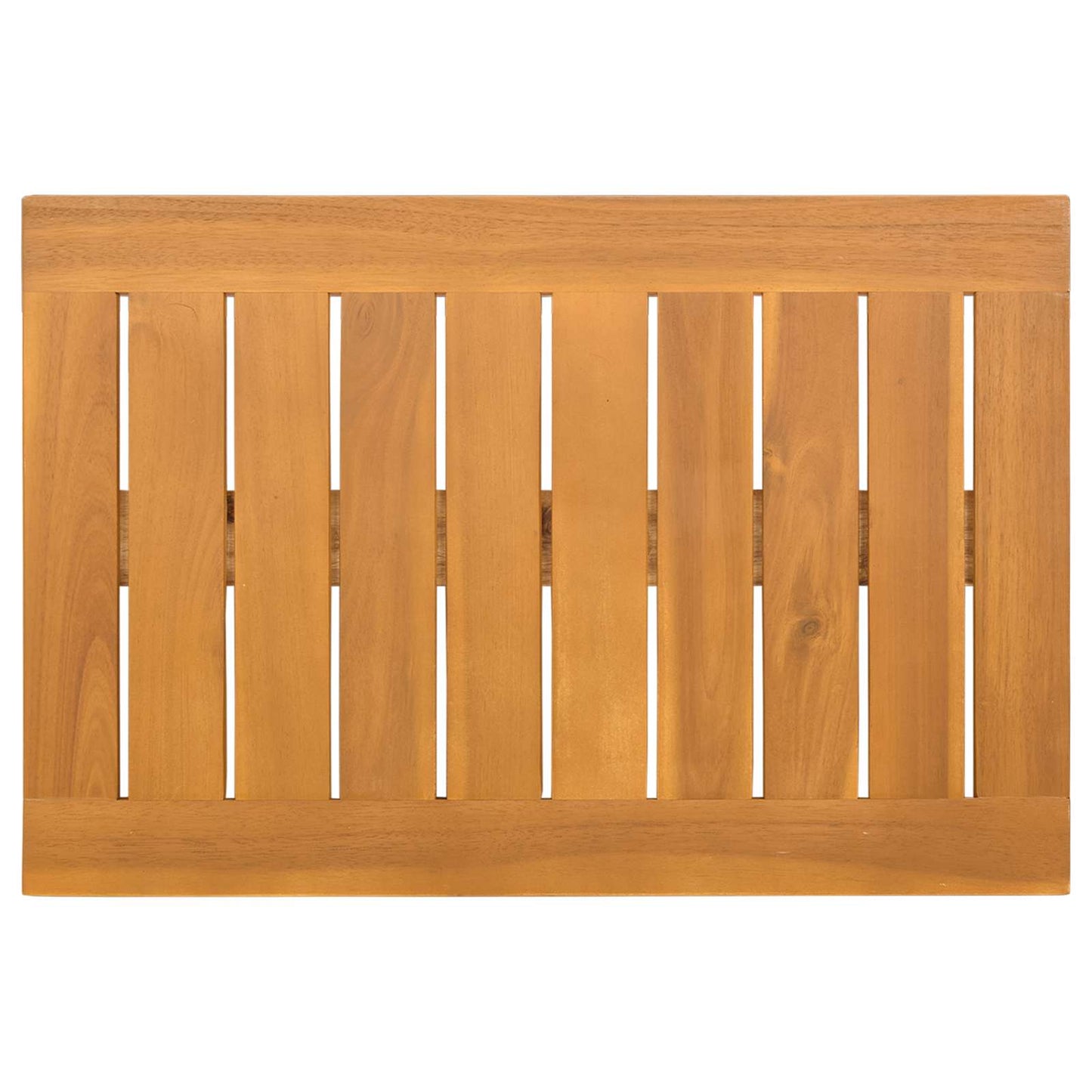 Badematte Uni Braun 60 x 40 cm Holz