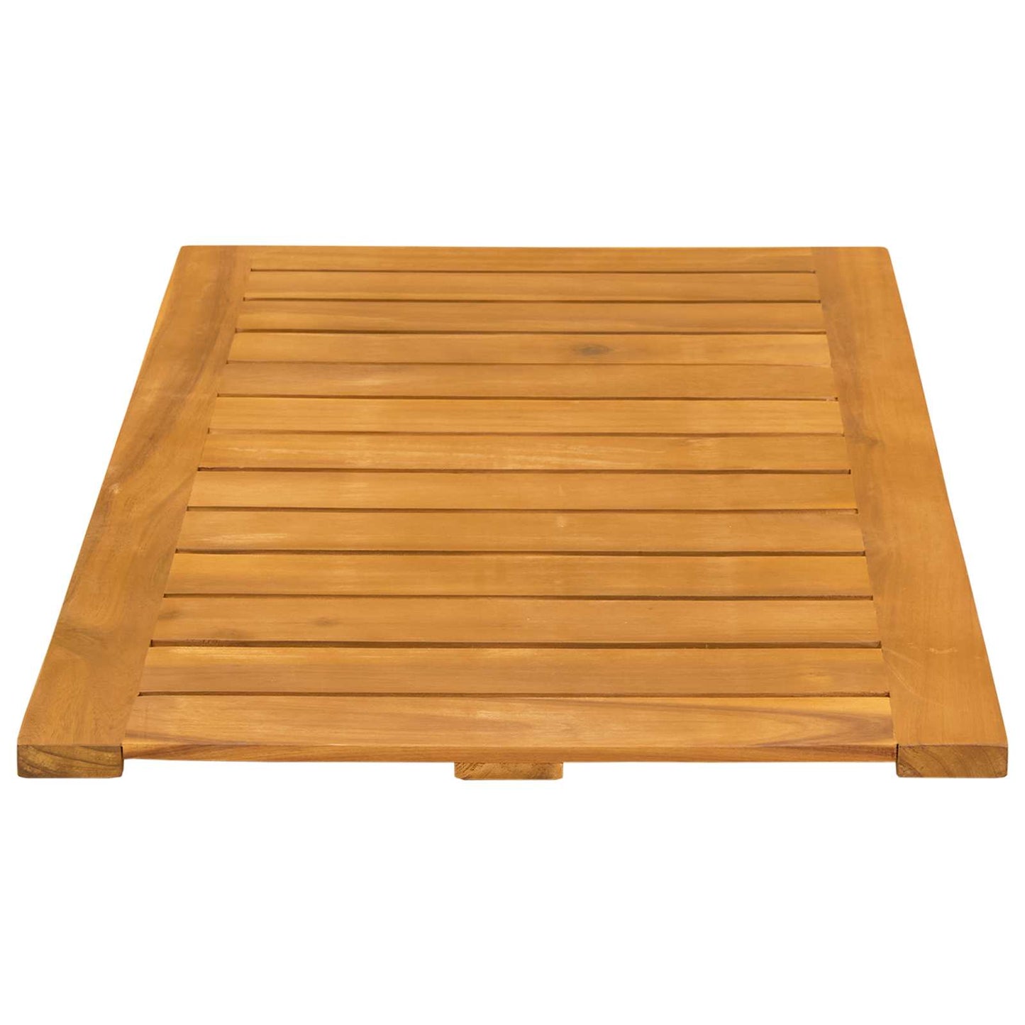 Solid Brown Bath Mat 80 x 50 cm Wood