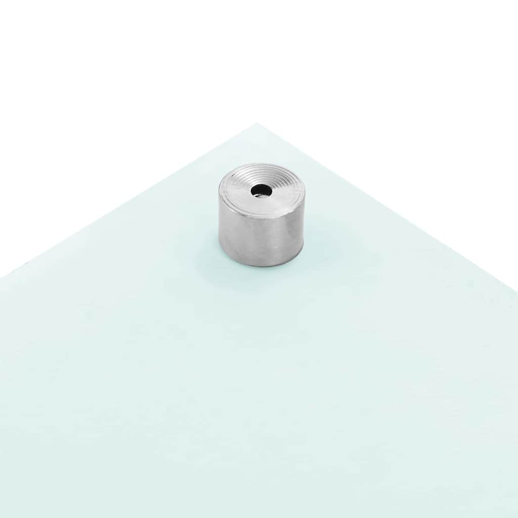 Küchenrückwand 2 pcs Weiß 90 x 50 cm Gehärtetes Glas