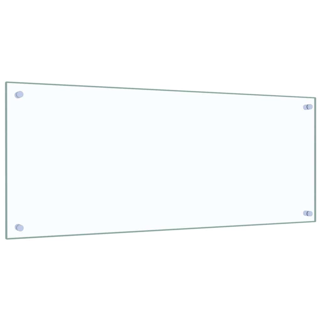 Küchenrückwand 2 pcs Transparent 100 x 40 cm Gehärtetes Glas