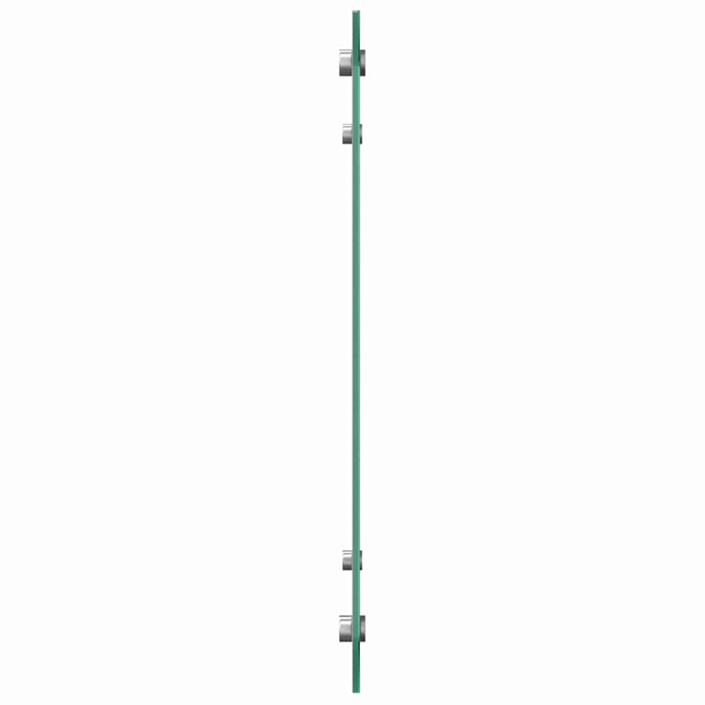 Küchenrückwand 2 pcs Hellgrau 80 x 50 cm Gehärtetes Glas