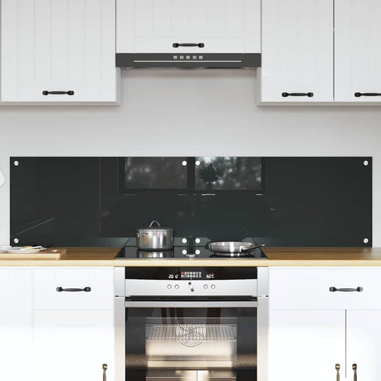 Küchenrückwand 2 pcs Dunkelgrau 80 x 40 cm Gehärtetes Glas