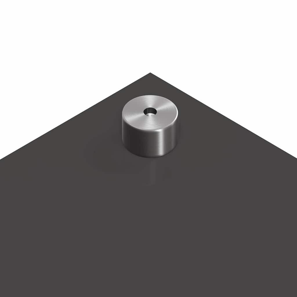 Küchenrückwand 2 pcs Dunkelgrau 100 x 60 cm Gehärtetes Glas