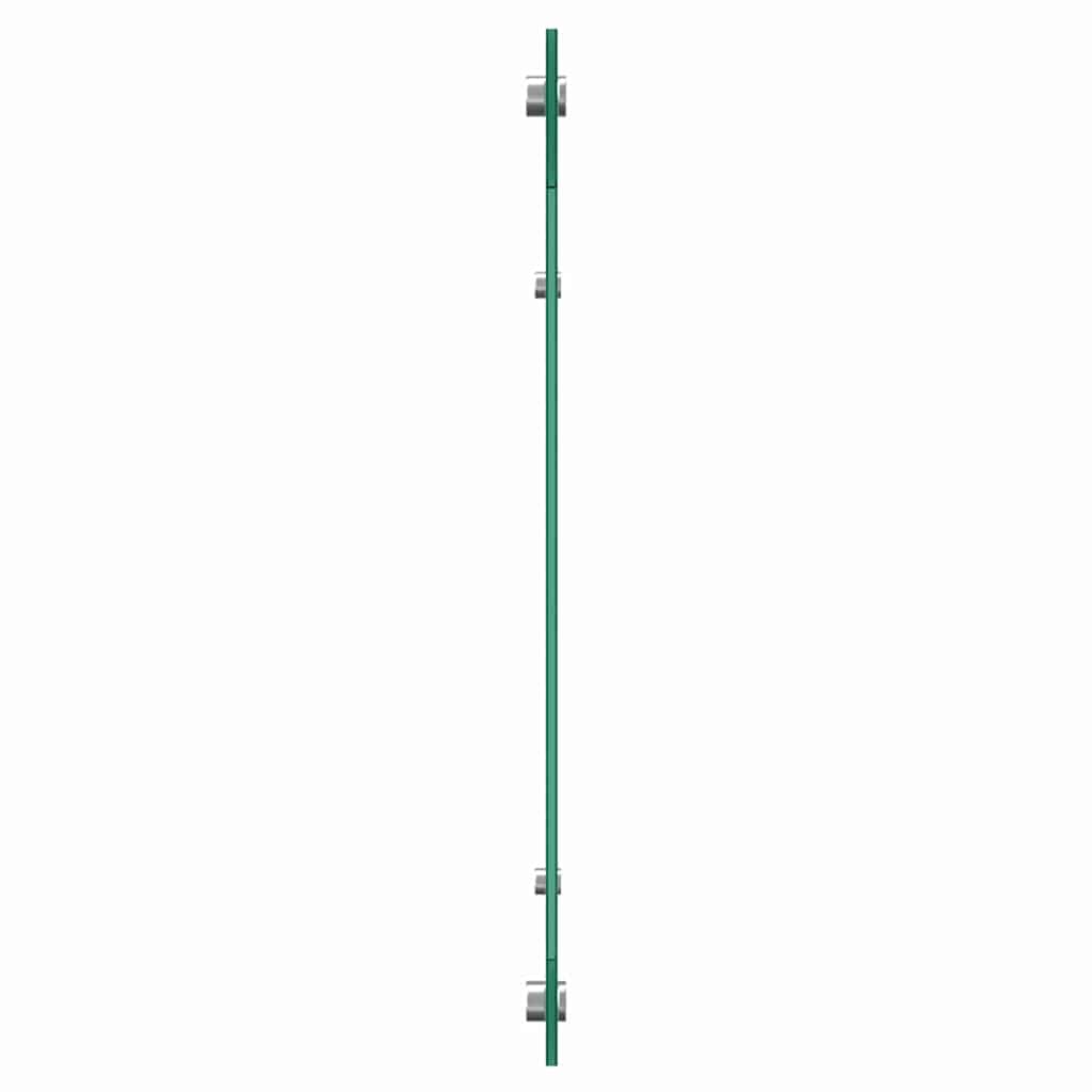 Küchenrückwand 2 pcs Schwarz 120 x 50 cm Gehärtetes Glas