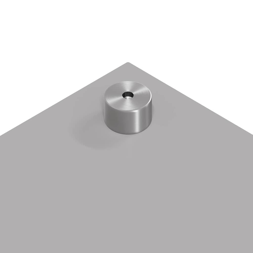 Küchenrückwand 2 pcs Hellgrau 110 x 50 cm Gehärtetes Glas