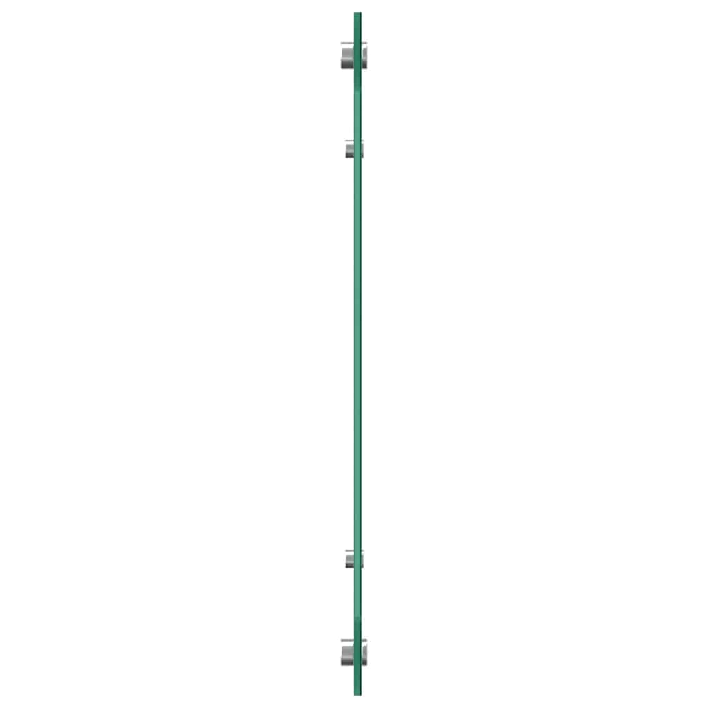 Küchenrückwand 2 pcs Hellgrau 110 x 50 cm Gehärtetes Glas