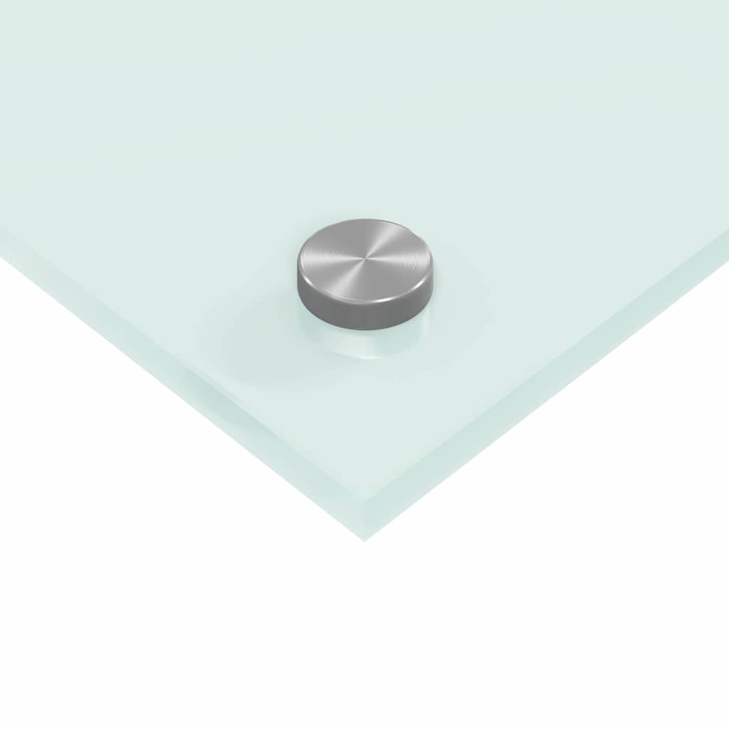 Küchenrückwand 2 pcs Weiß 70 x 60 cm Gehärtetes Glas