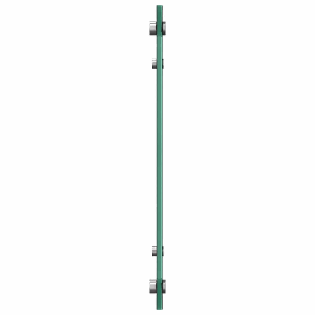 Küchenrückwand 2 pcs Schwarz 80 x 40 cm Gehärtetes Glas