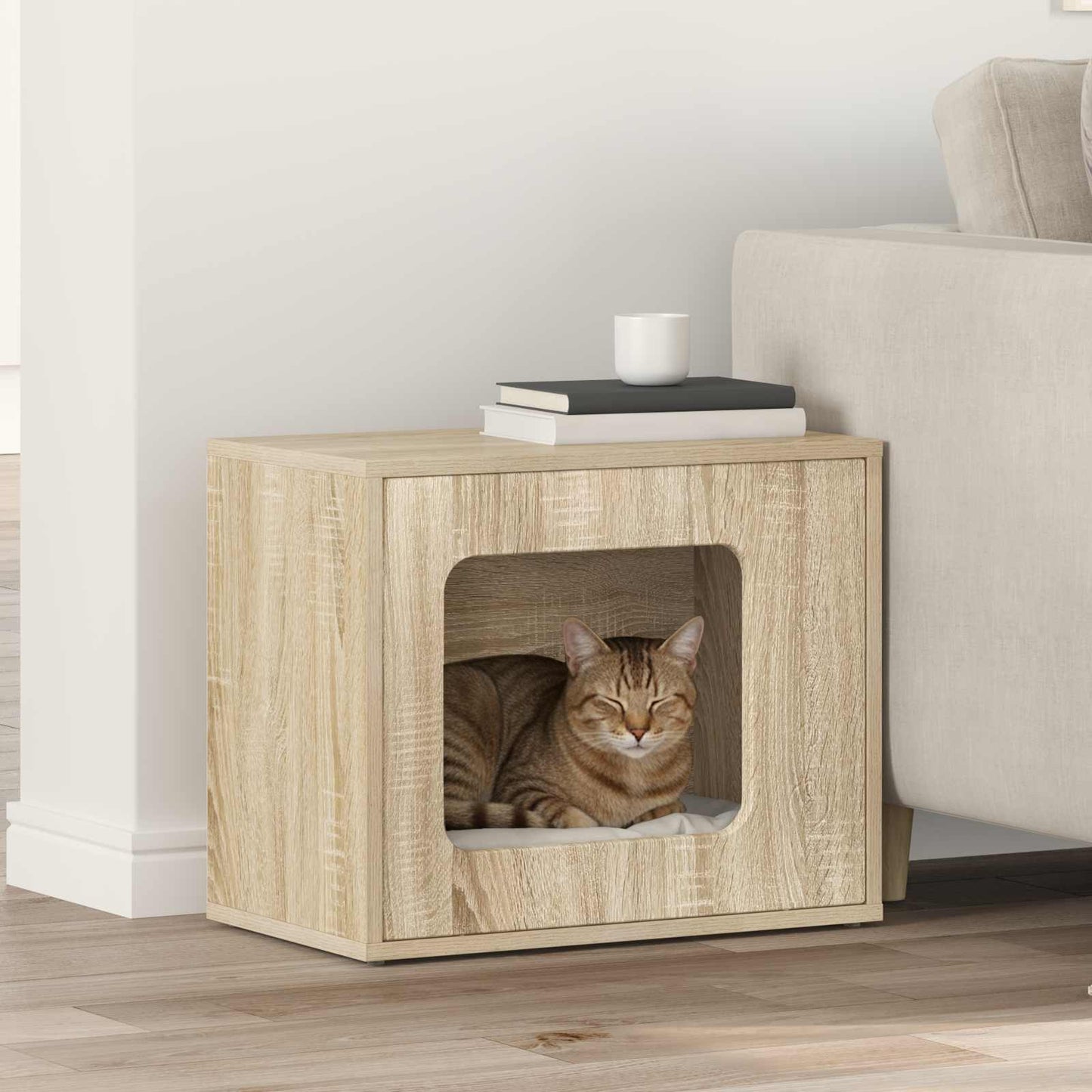Katzenhaus Sonoma 51 x 30 x 42,5 cm Holzwerkstoff