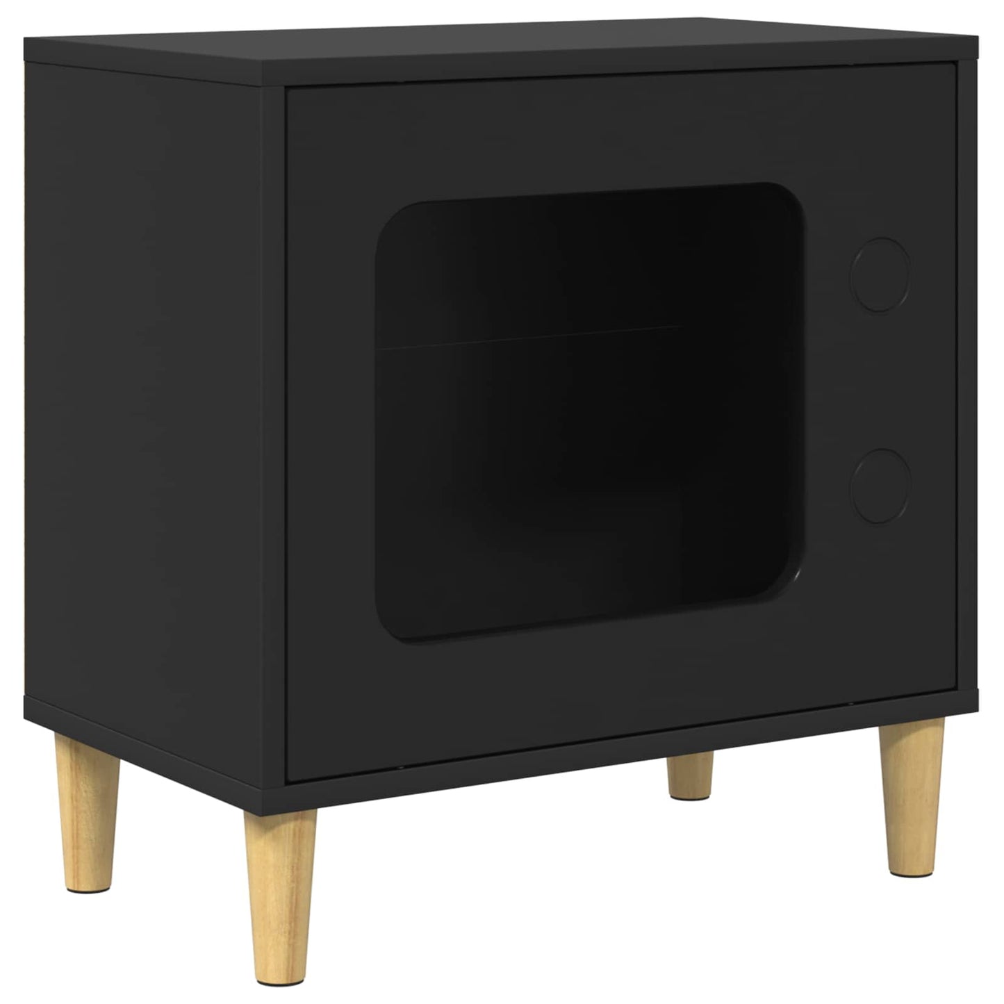 Katzenhaus Schwarz 51 x 30 x 52 cm Holzwerkstoff