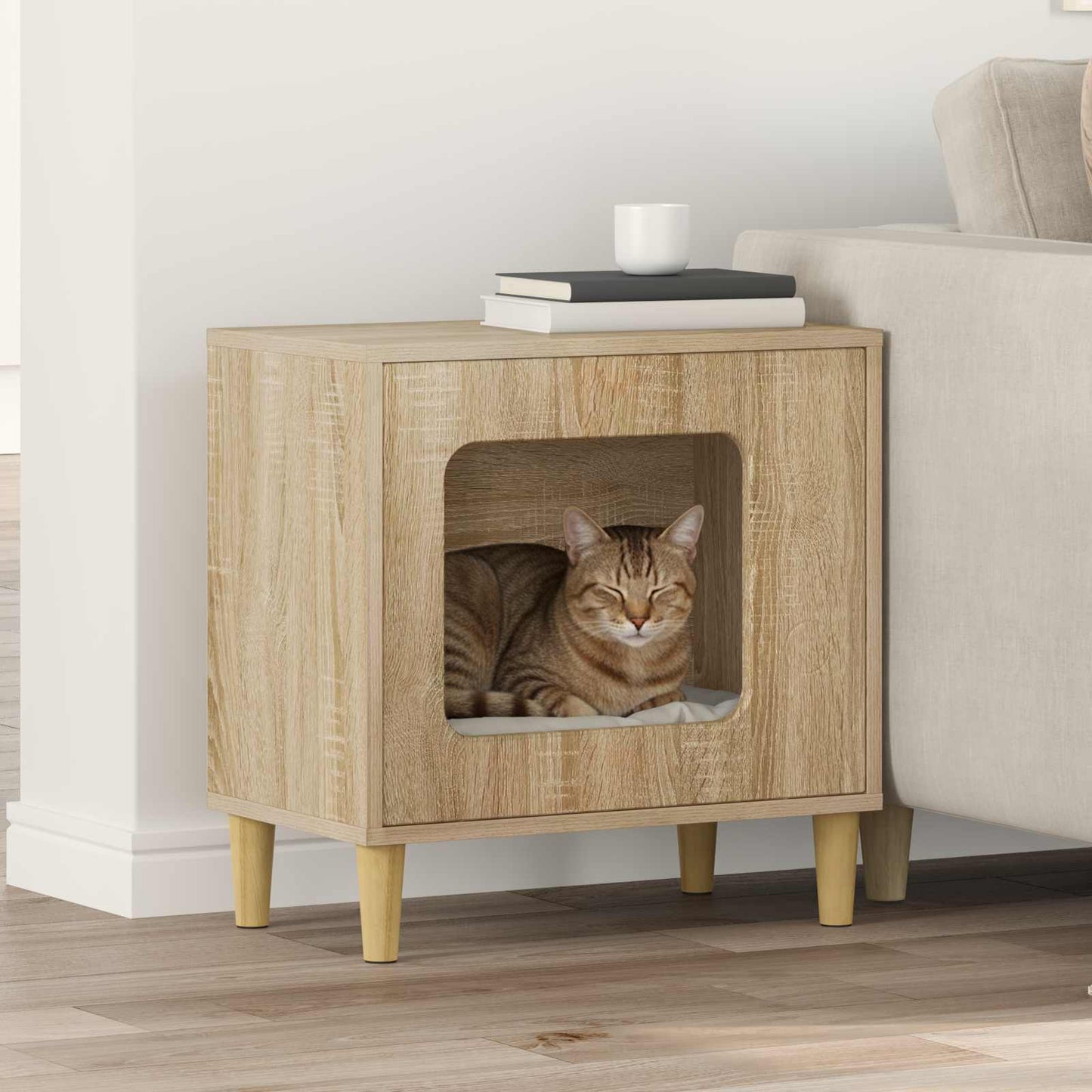 Katzenhaus Sonoma 51 x 30 x 52 cm Holzwerkstoff