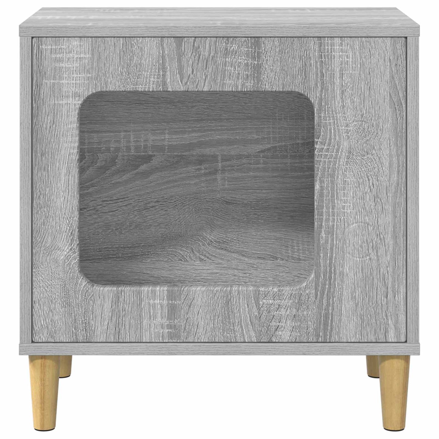 Katzenhaus Graues Sonoma 51 x 30 x 52 cm Holzwerkstoff