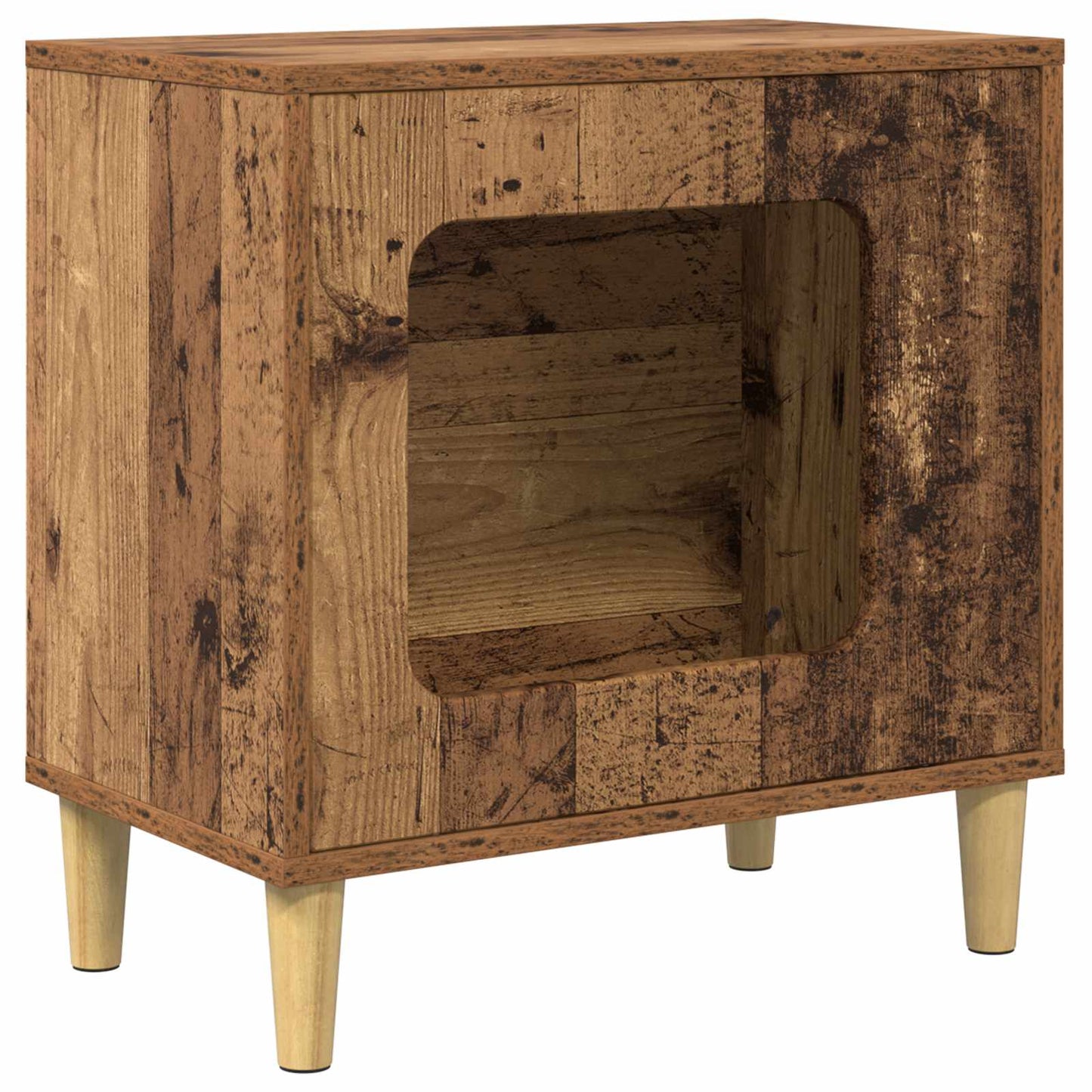 Katzenhaus Altholz 51 x 30 x 52 cm Holzwerkstoff