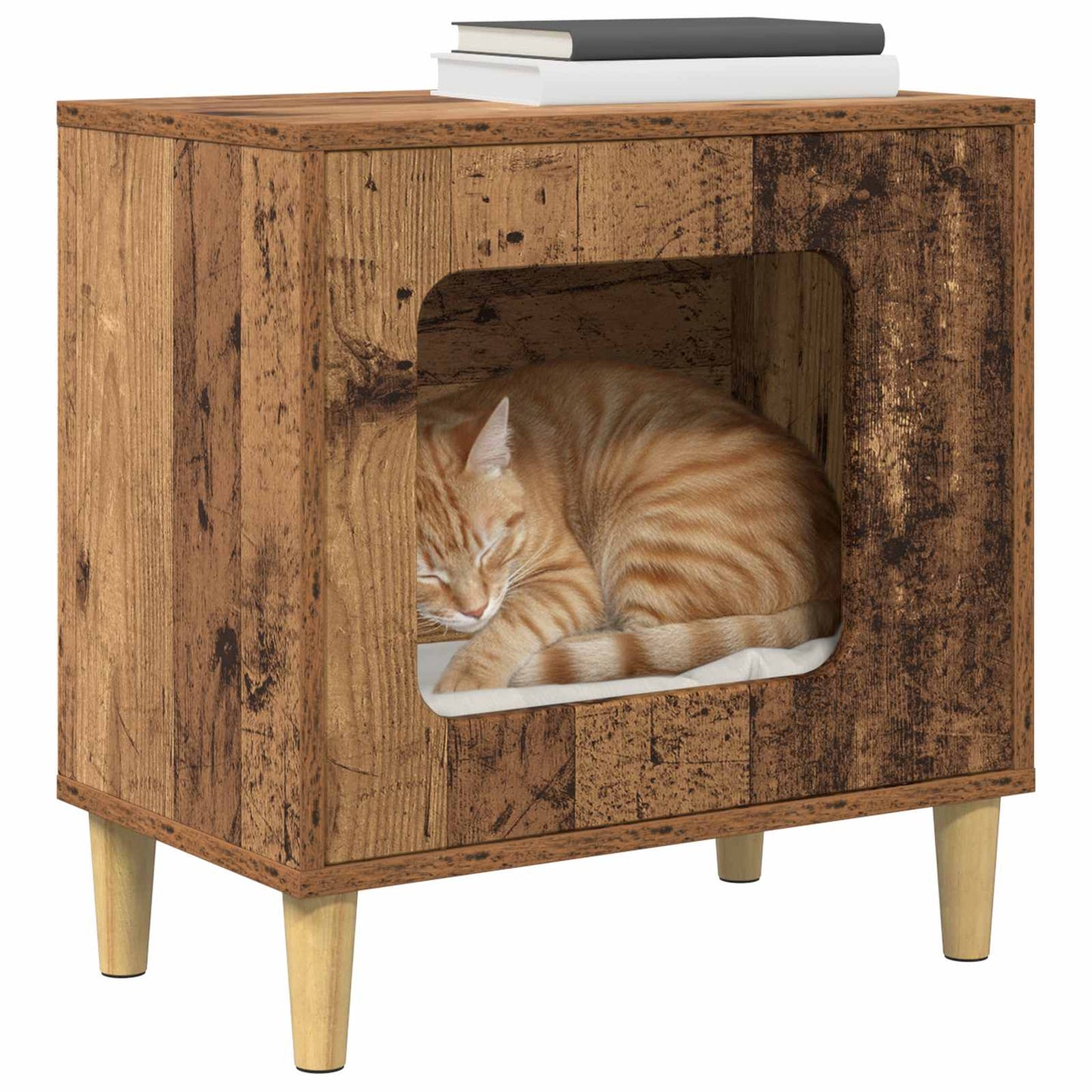 Katzenhaus Altholz 51 x 30 x 52 cm Holzwerkstoff