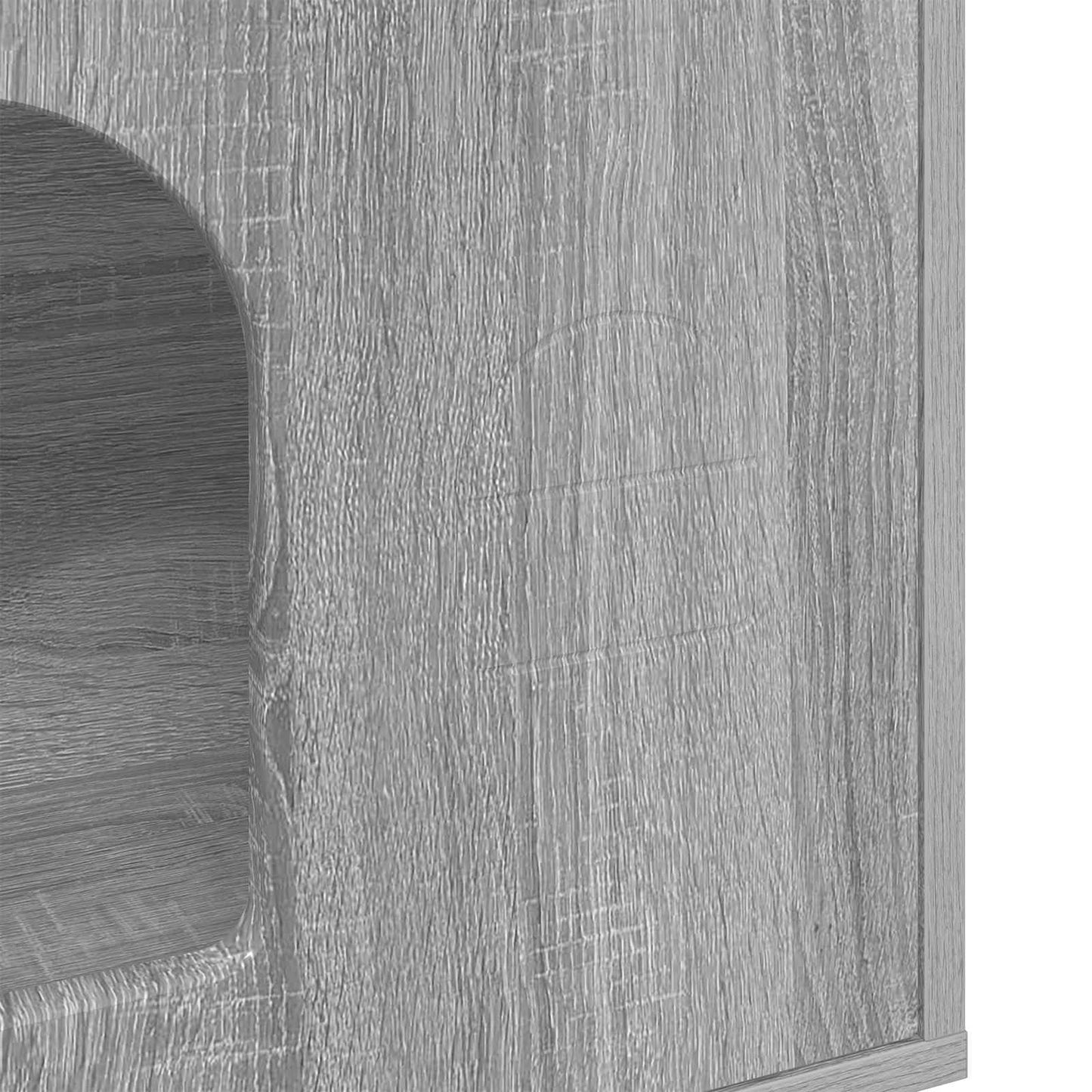 Katzenhaus Graues Sonoma 51 x 30 x 52 cm Holzwerkstoff