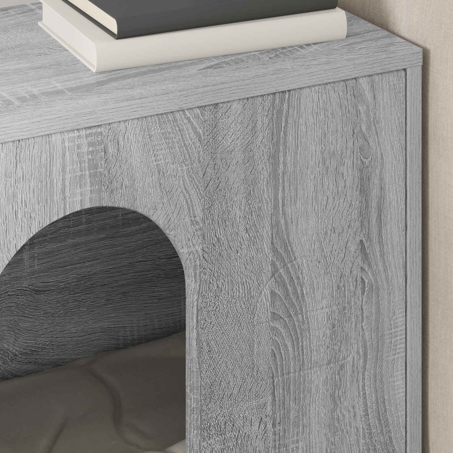 Katzenhaus Graues Sonoma 51 x 30 x 52 cm Holzwerkstoff