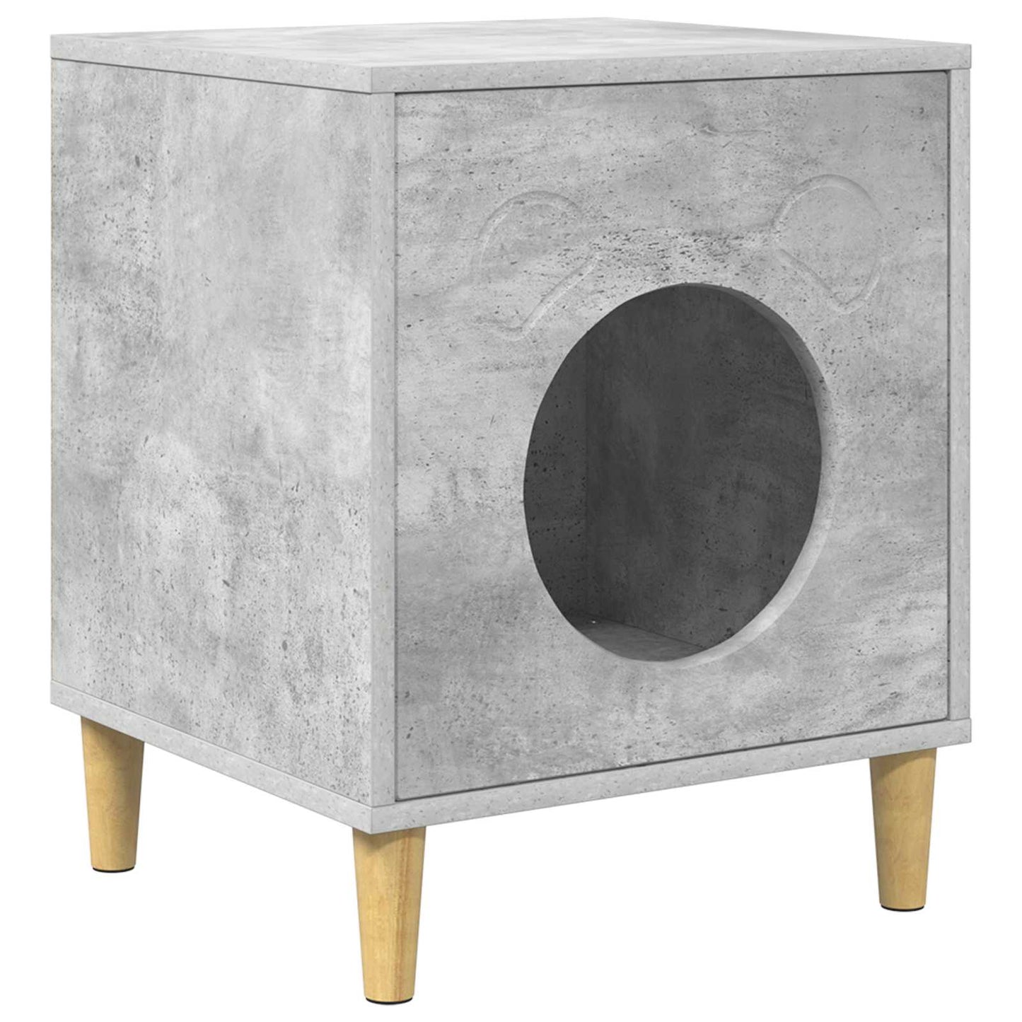 Katzenhaus Beton 42,5 x 40 x 53 cm Holzwerkstoff