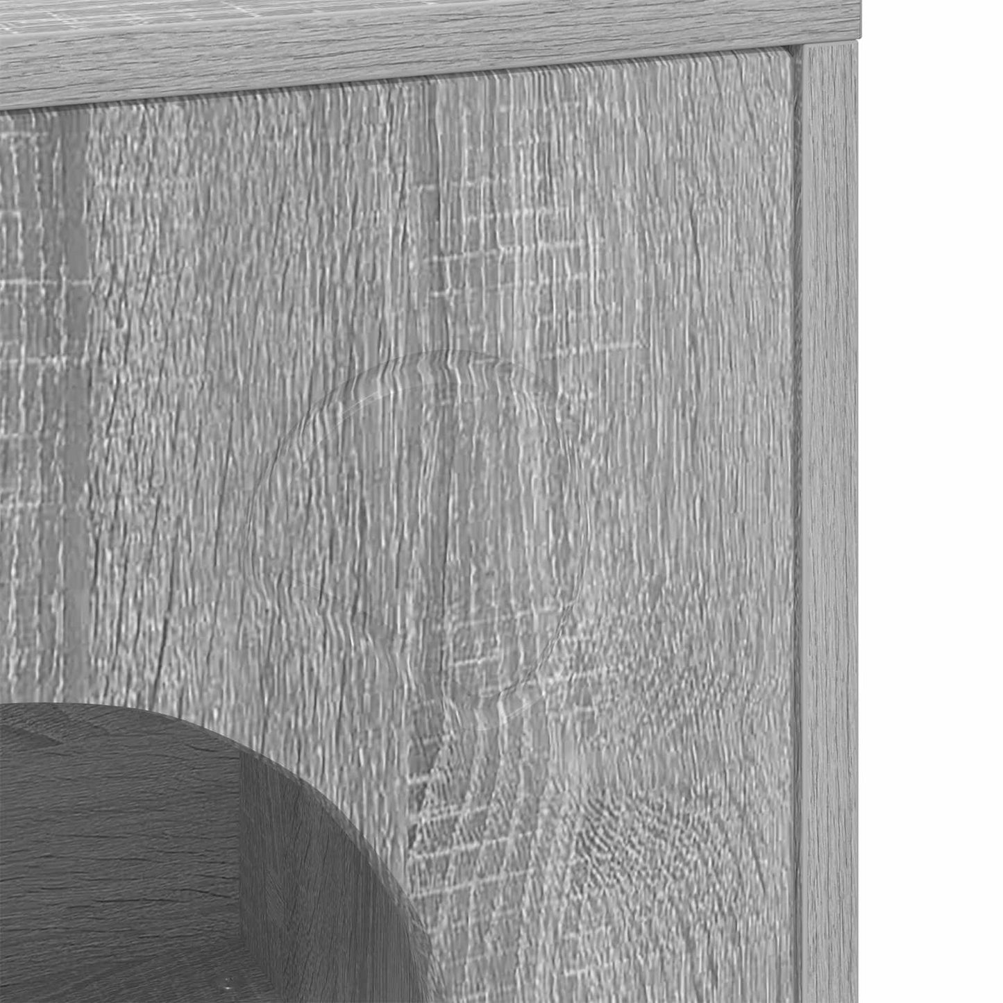 Katzenhaus Graues Sonoma 42,5 x 40 x 53 cm Holzwerkstoff