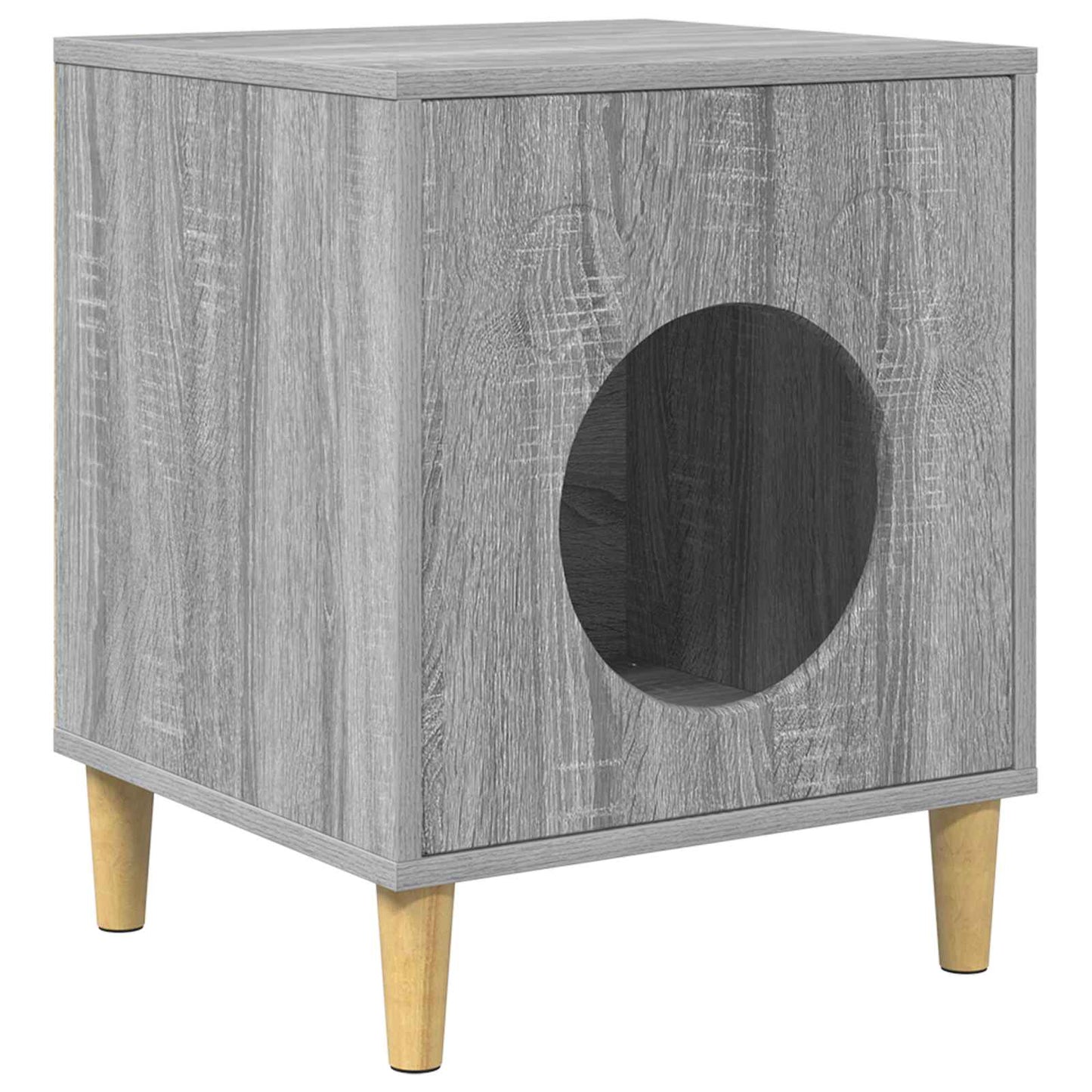 Katzenhaus Graues Sonoma 42,5 x 40 x 53 cm Holzwerkstoff