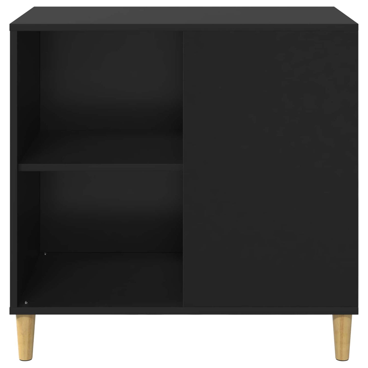 Katzenhaus Schwarz 72 x 42,5 x 70 cm Holzwerkstoff