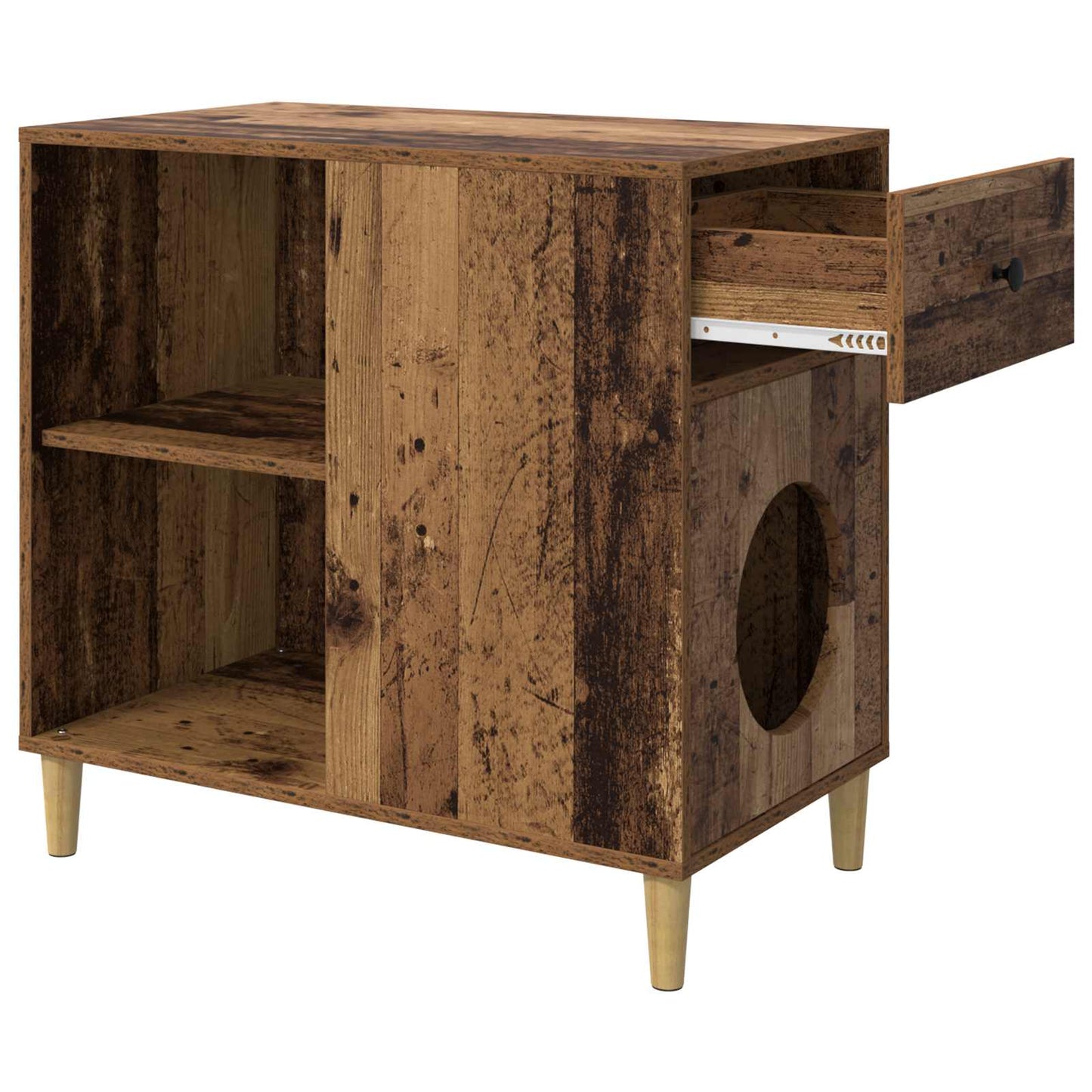 Katzenhaus Altholz 72 x 42,5 x 70 cm Holzwerkstoff