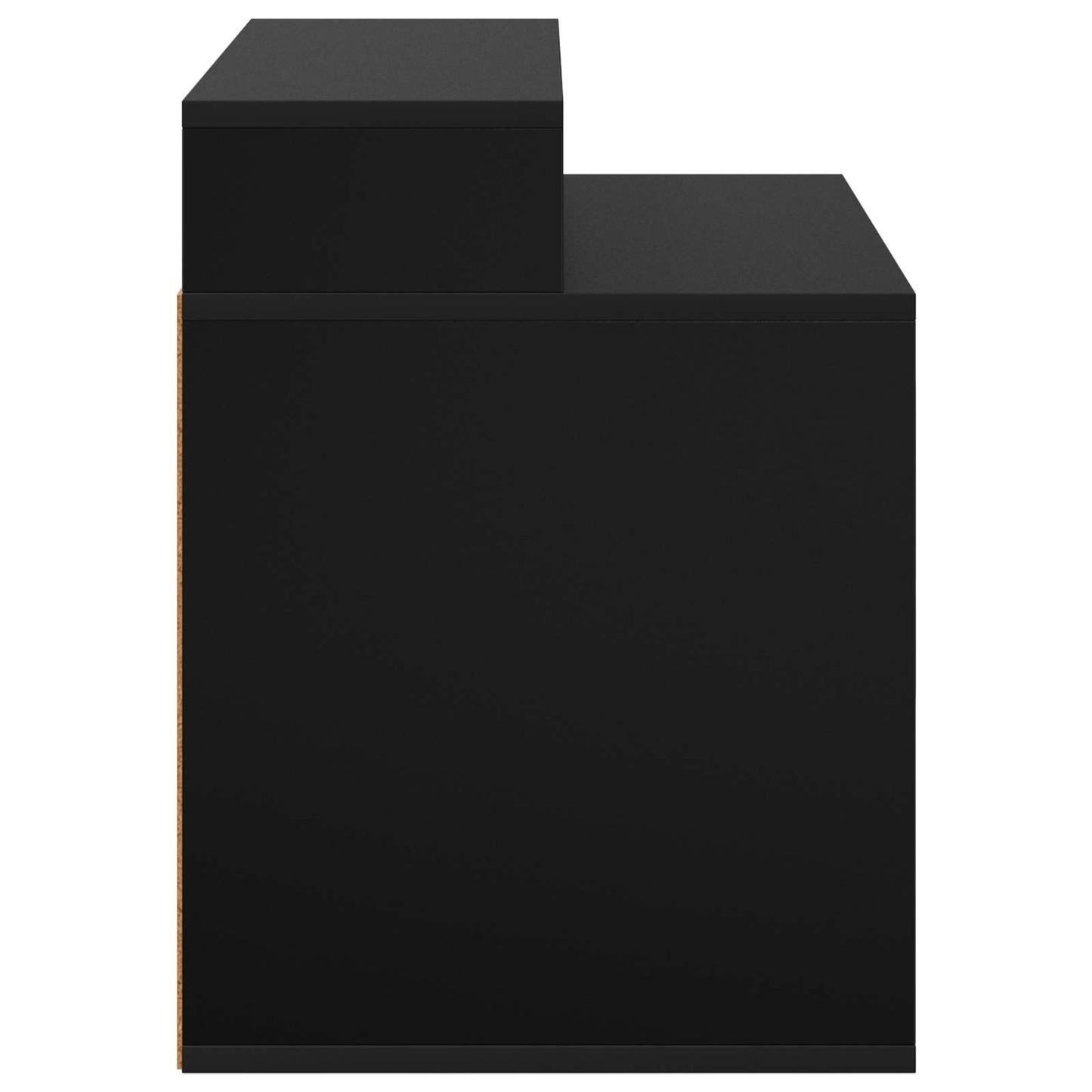Katzenhaus Schwarz 42,5 x 40 x 53,5 cm Holzwerkstoff
