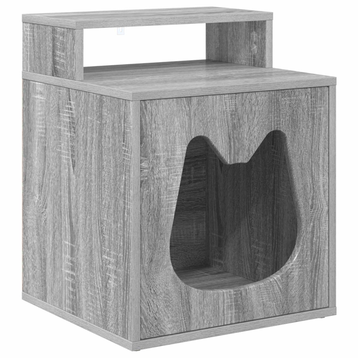 Katzenhaus Graues Sonoma 42,5 x 40 x 53,5 cm Holzwerkstoff