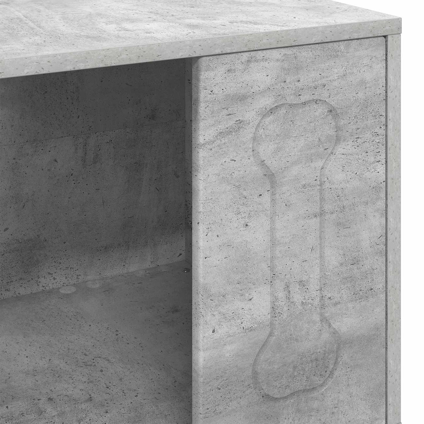 Hundehütte Beton 44 x 42 x 49 cm Holzwerkstoff