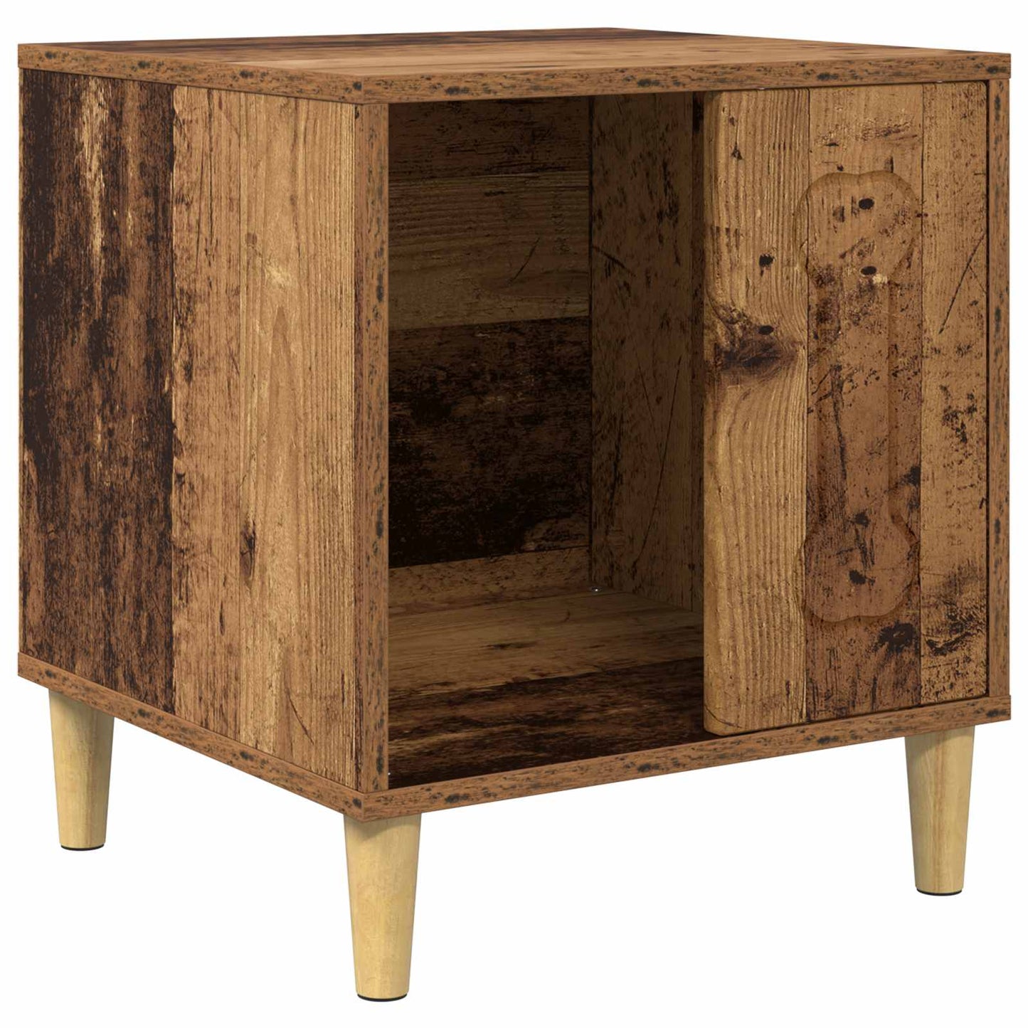 Hundehütte Altholz 44 x 42 x 49 cm Holzwerkstoff