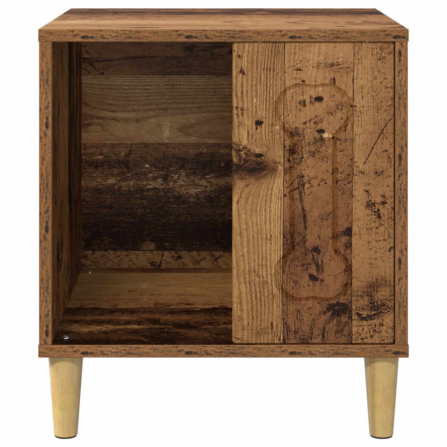 Hundehütte Altholz 44 x 42 x 49 cm Holzwerkstoff