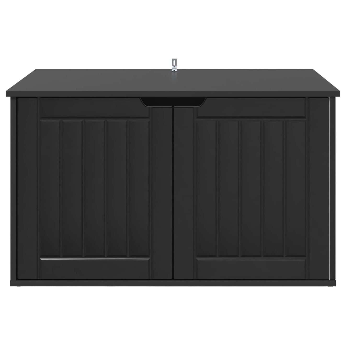 Katzenhaus Schwarz 85 x 55 x 50,5 cm Holzwerkstoff