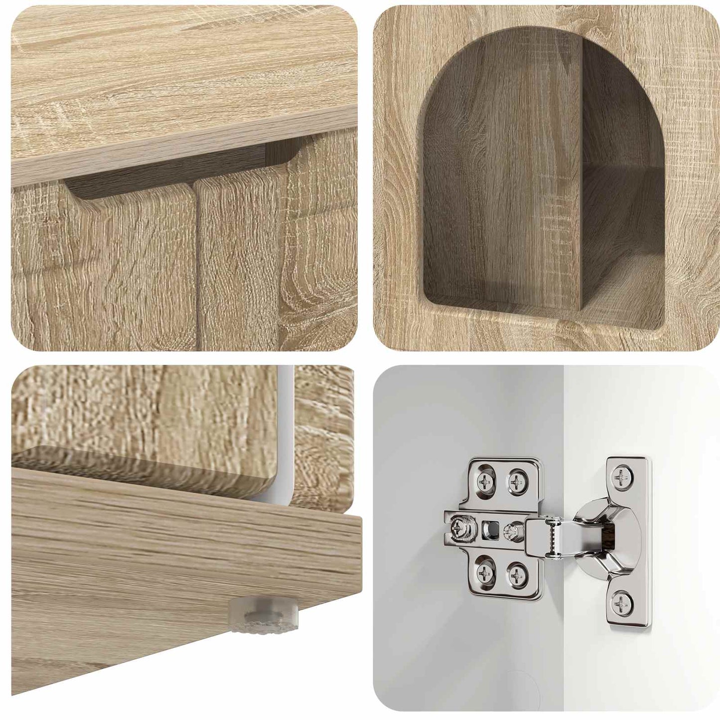 Katzenhaus Sonoma 85 x 55 x 50,5 cm Holzwerkstoff
