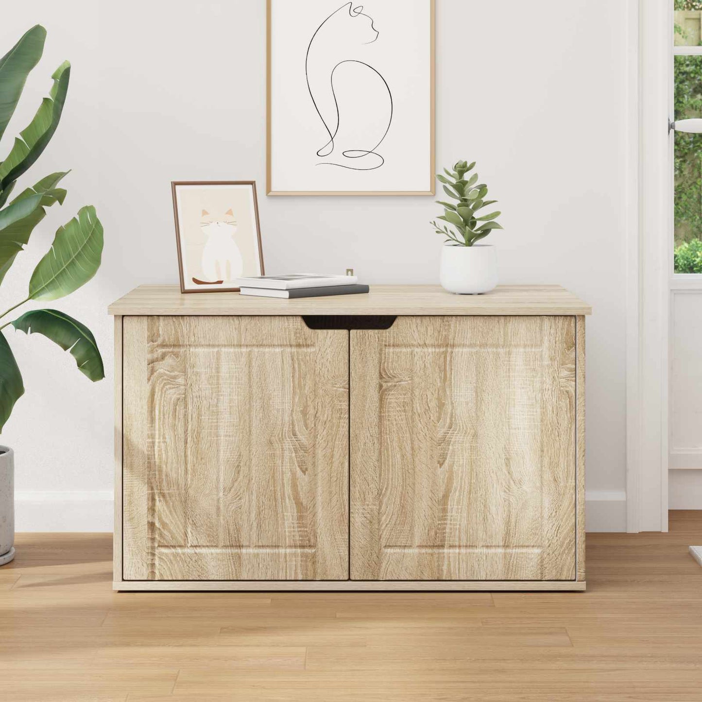 Katzenhaus Sonoma 85 x 55 x 50,5 cm Holzwerkstoff